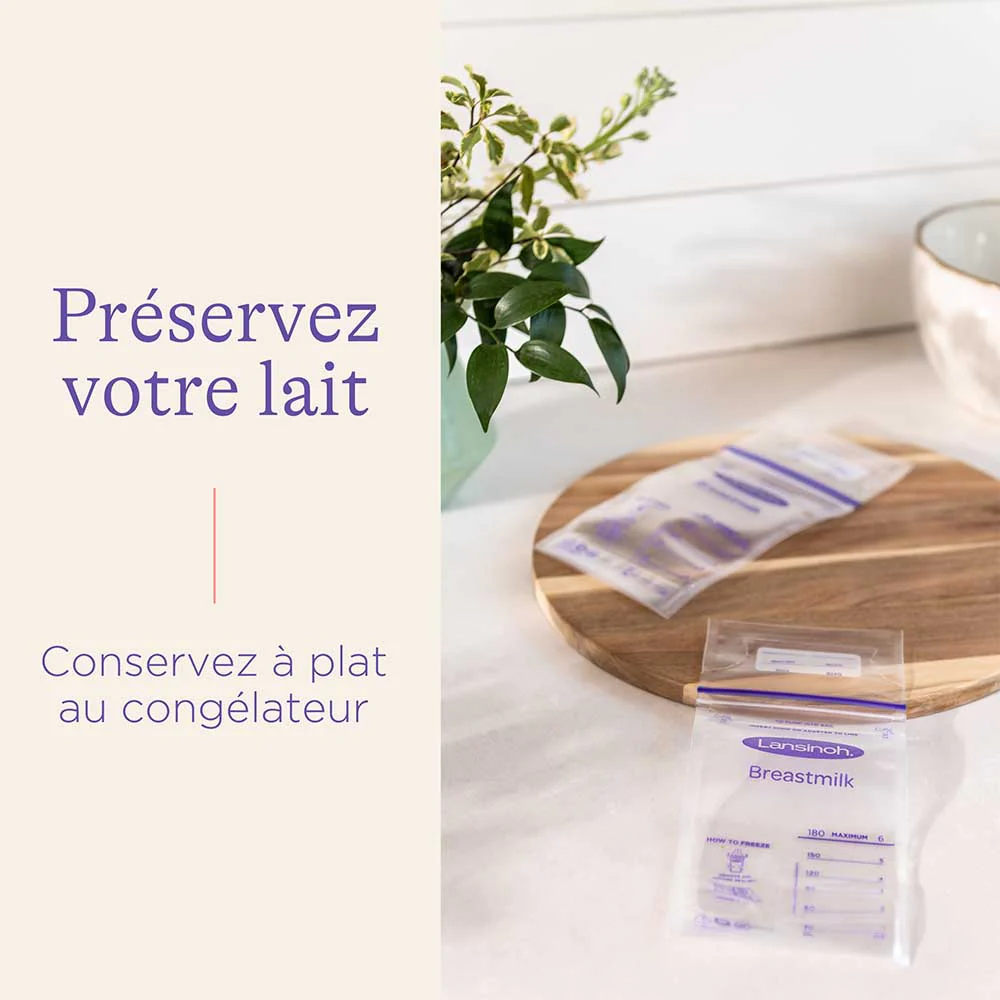 LANSINOH Sachets de conservation de lait maternel 50 sachets – Image 7