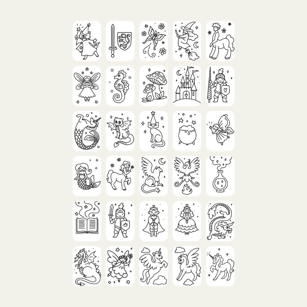 Refill KIDYDRAW-MINI – Il était une fois et Animaux – Image 3