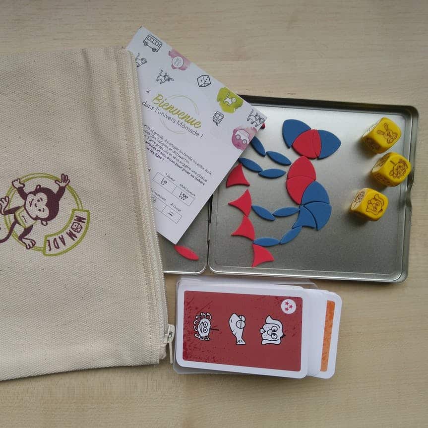 Kit de jeux “La mini nomade” Naturel