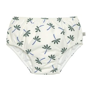 Maillot de Bain Couche – Palmiers Blanc