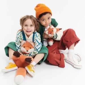 Peluche allongée – Renard