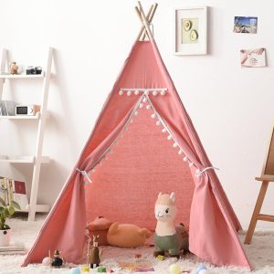 Tente tipi pour enfants Rose