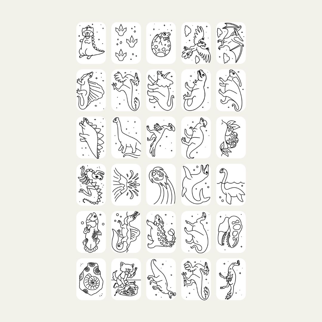 Refill KIDYDRAW-MINI – Galaxie et Dinosaures – Image 4