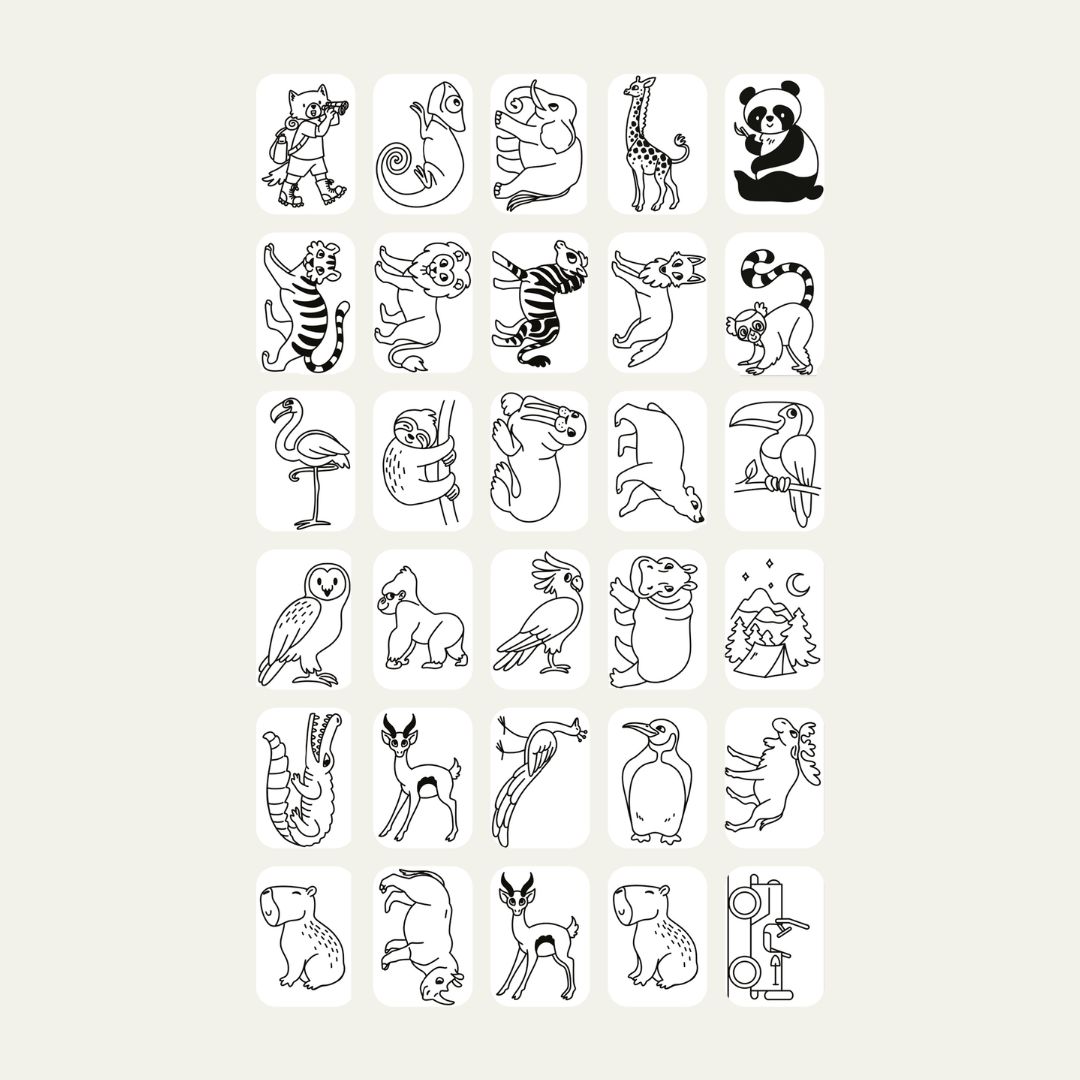 Refill KIDYDRAW-MINI – Il était une fois et Animaux – Image 4