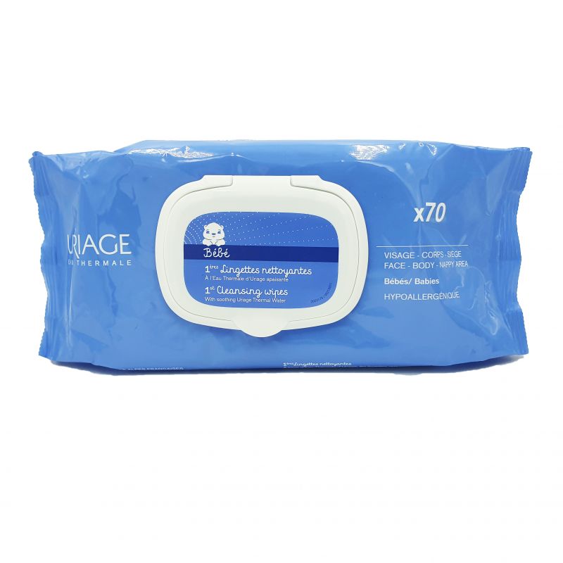URIAGE BÉBÉ – 1ÈRES LINGETTES NETTOYANTES x70