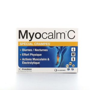 3C PHARMA MYOCALM C CRAMPES 30 COMPRIMES