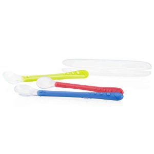 Cuillère longue en silicone dès 6 mois