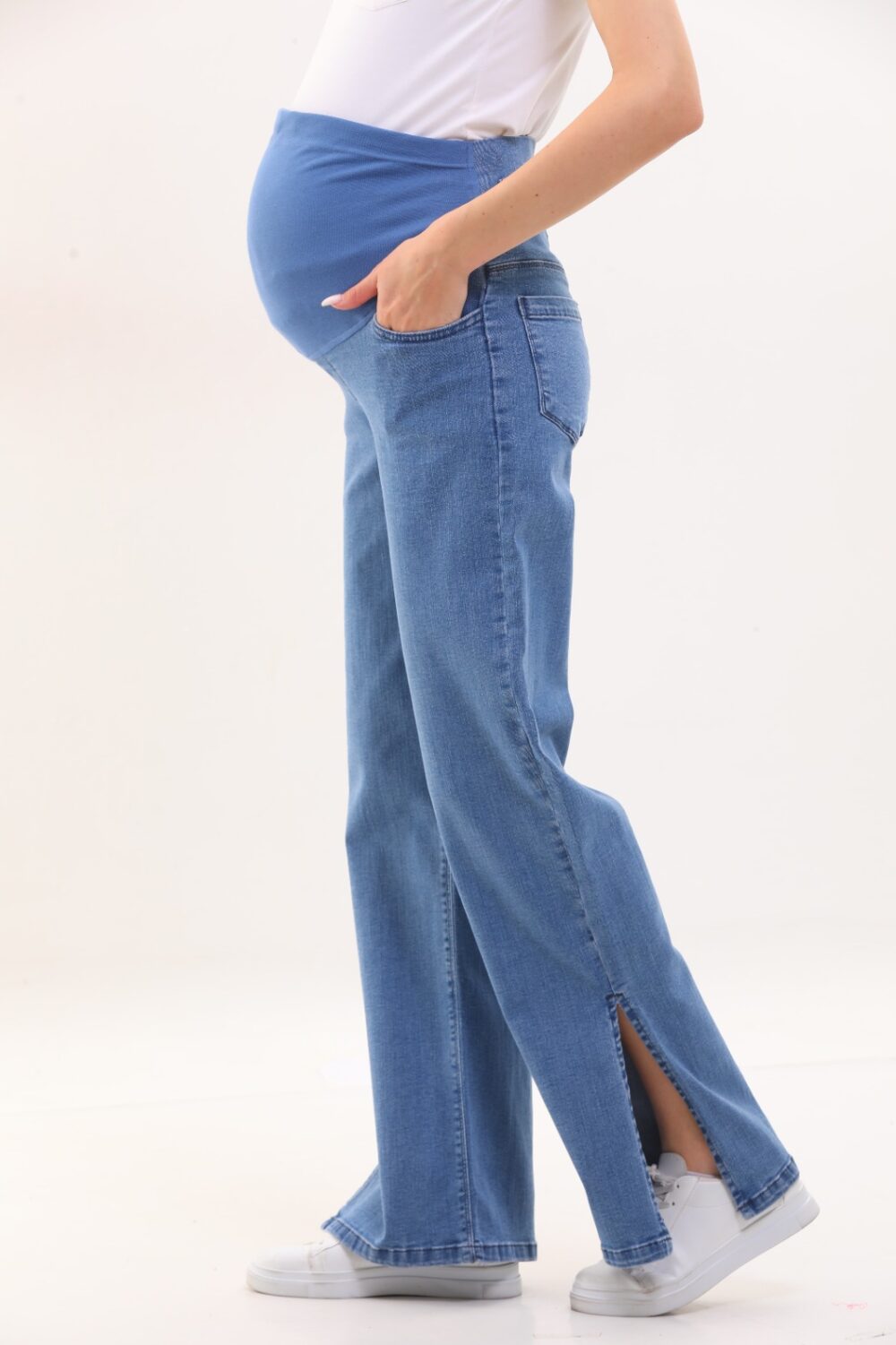 JEANS DE GROSSESSE avec fentes 6045 – Image 5