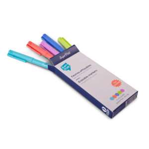 Boîte de 5 feutres pastel EFFACABLES à pointe fine