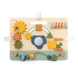 Panneau d’activités en bois – Mrs. Elephant