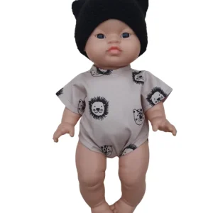 Combinaison courte « Lion » – Maman Poule & Papa Coq