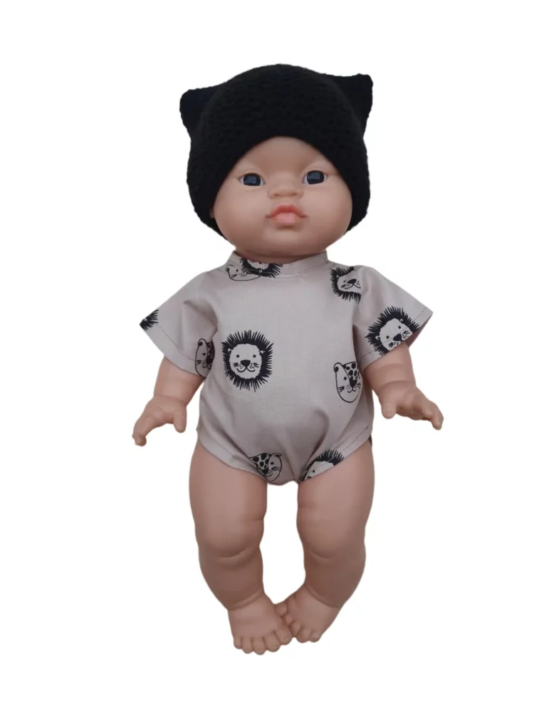 Combinaison courte « Lion » – Maman Poule & Papa Coq