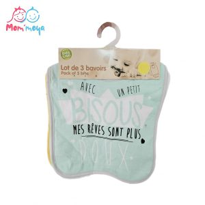 Babycalin – Lot de 3 Bavoirs pour Bébé