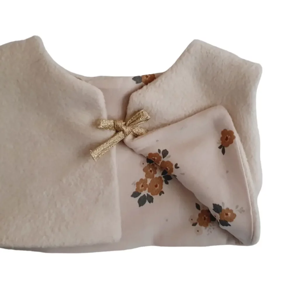 Gilet réversible en polaire – Maman Poule et Papa Coq