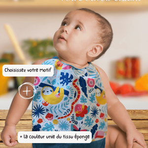 Créez votre bavoir imperméable enfant