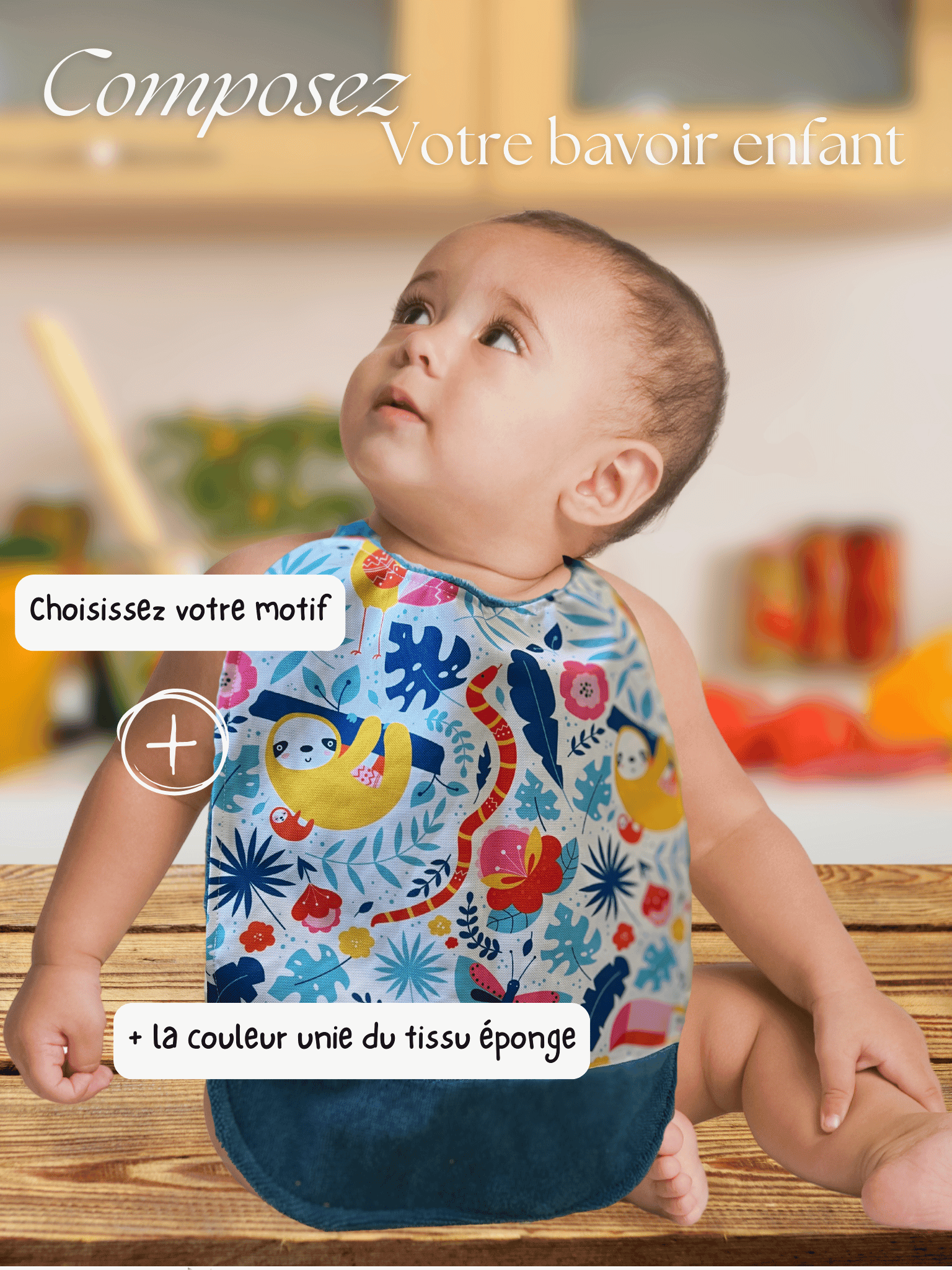 Créez votre bavoir imperméable enfant
