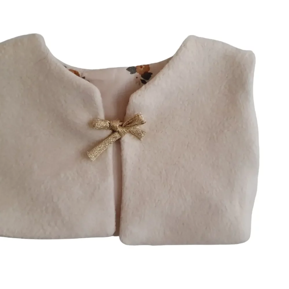 Gilet réversible en polaire – Maman Poule et Papa Coq – Image 4