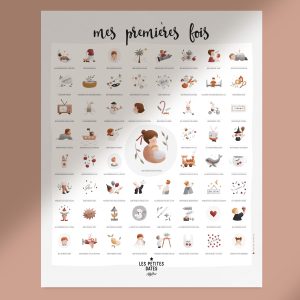 Affiche Mes Premières Fois – Atelier Oranger