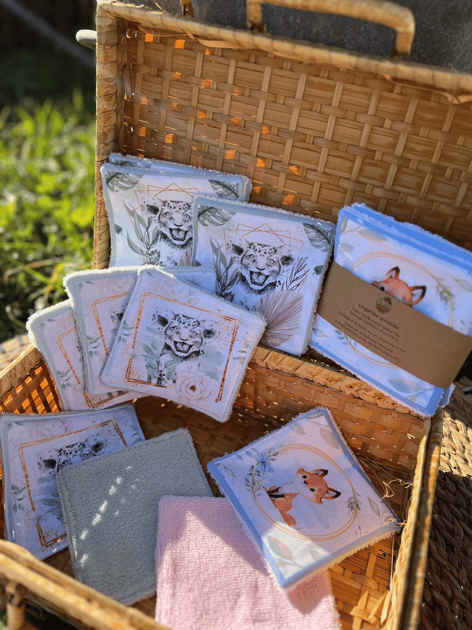 Lingette démaquillante toutes douces Savane & renard – Image 7