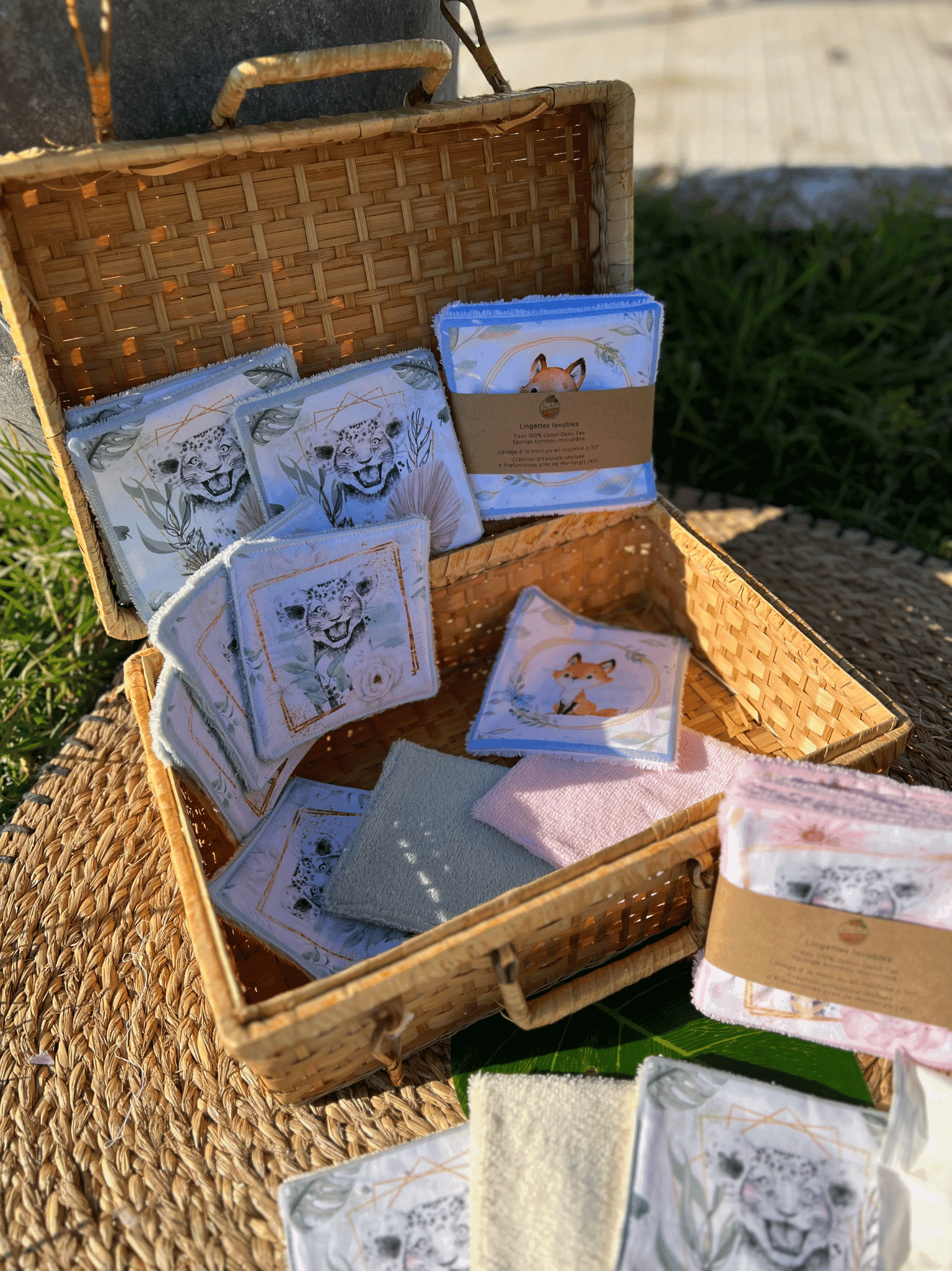 Lingette démaquillante toutes douces Savane & renard – Image 8