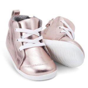 Chaussures Bobux Step Up – Alley-oop rose gold metallic – Bobux