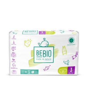 Couches/langes écologiques Taille 3 Midi 4 à 9kg – 27 couches