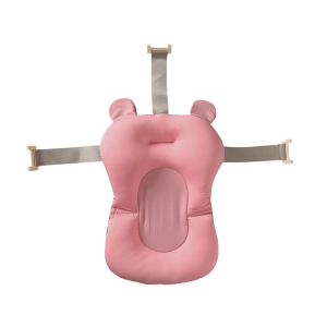 Coussin de bain ajustable pour bébé – Rose