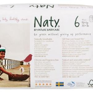 Culottes d’apprentissage écologiques taille 6 XL plus (+16 kg) 18 pcs – Naty
