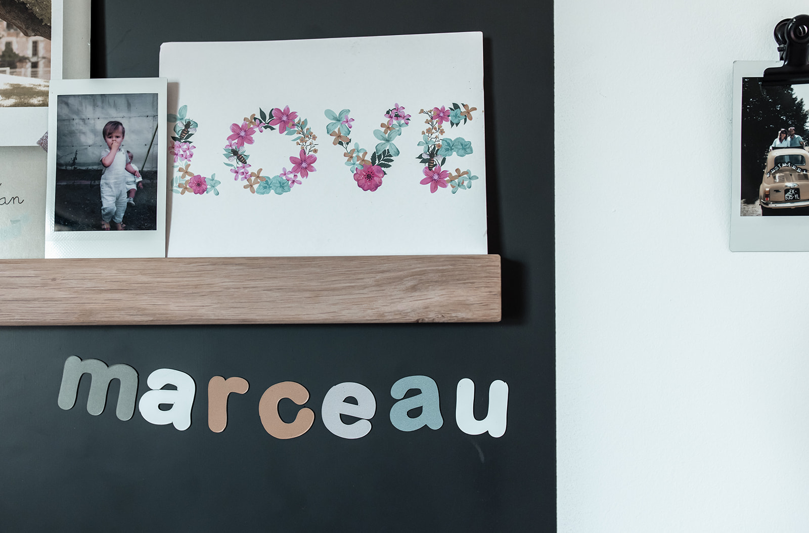 Lettres Magnétiques – Bleu Caramel – Image 2