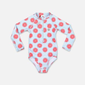 Maillot de Bain Fille Anti-UV – Sweet Pomelo Bleu