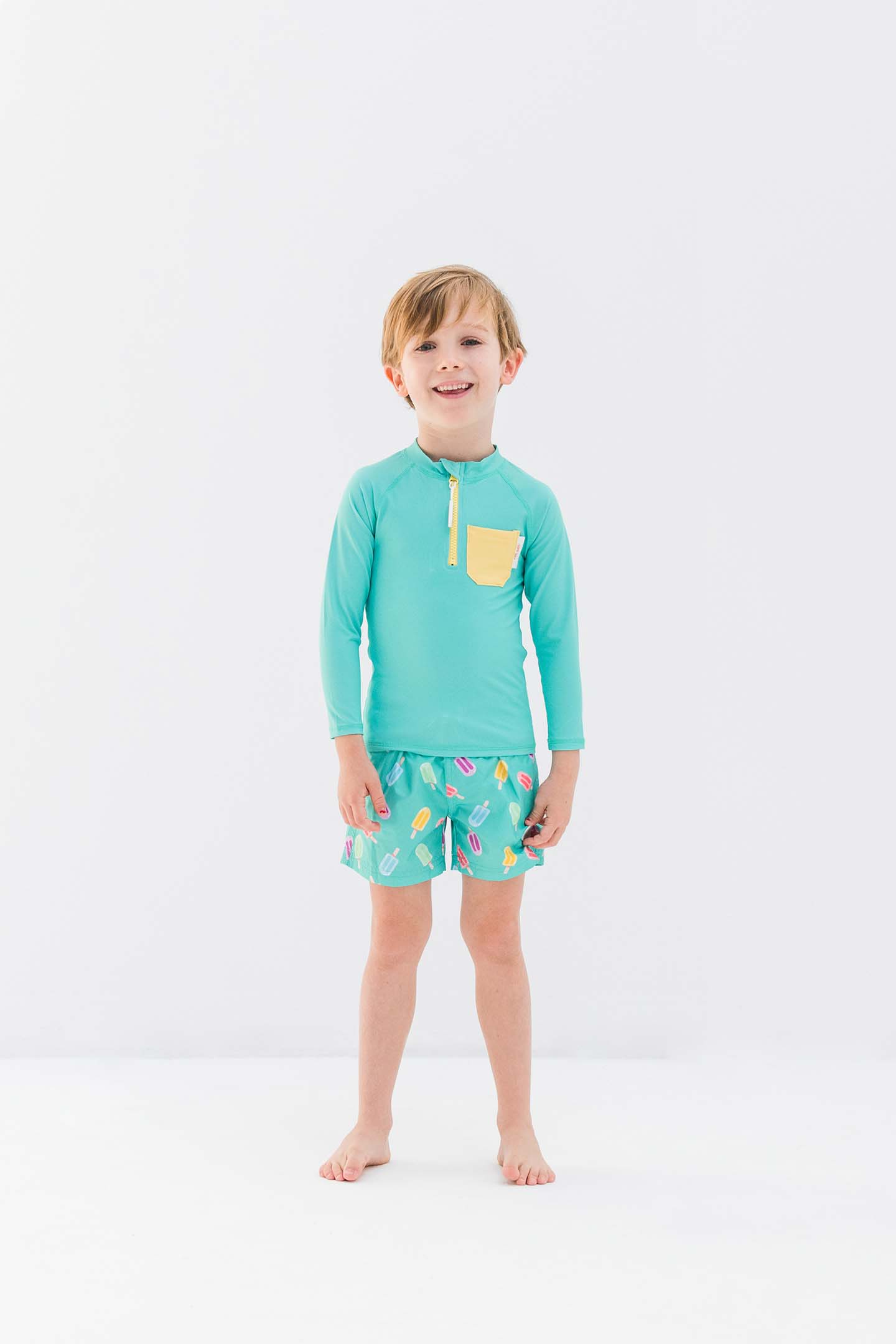 T-Shirt Anti-UV Manches Longues – Vert – Image 3