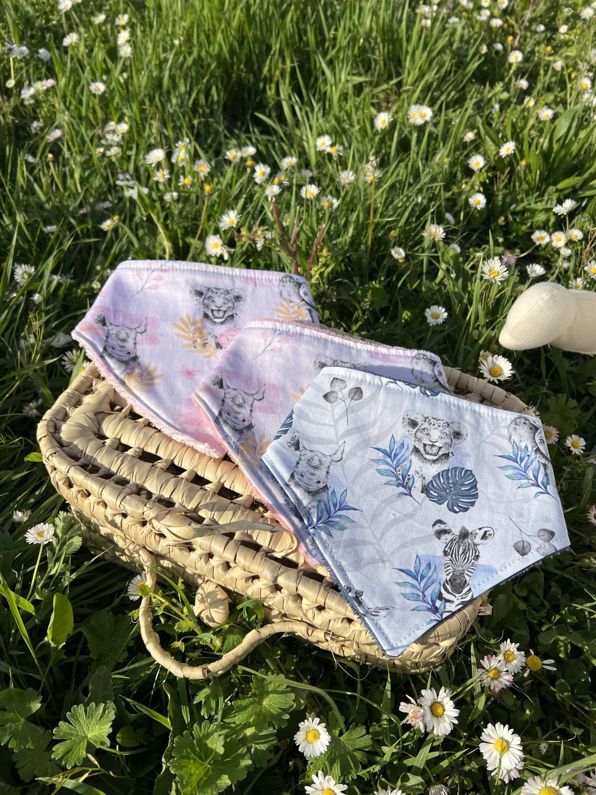 Bavoir bandana savane pour bébé – Image 7