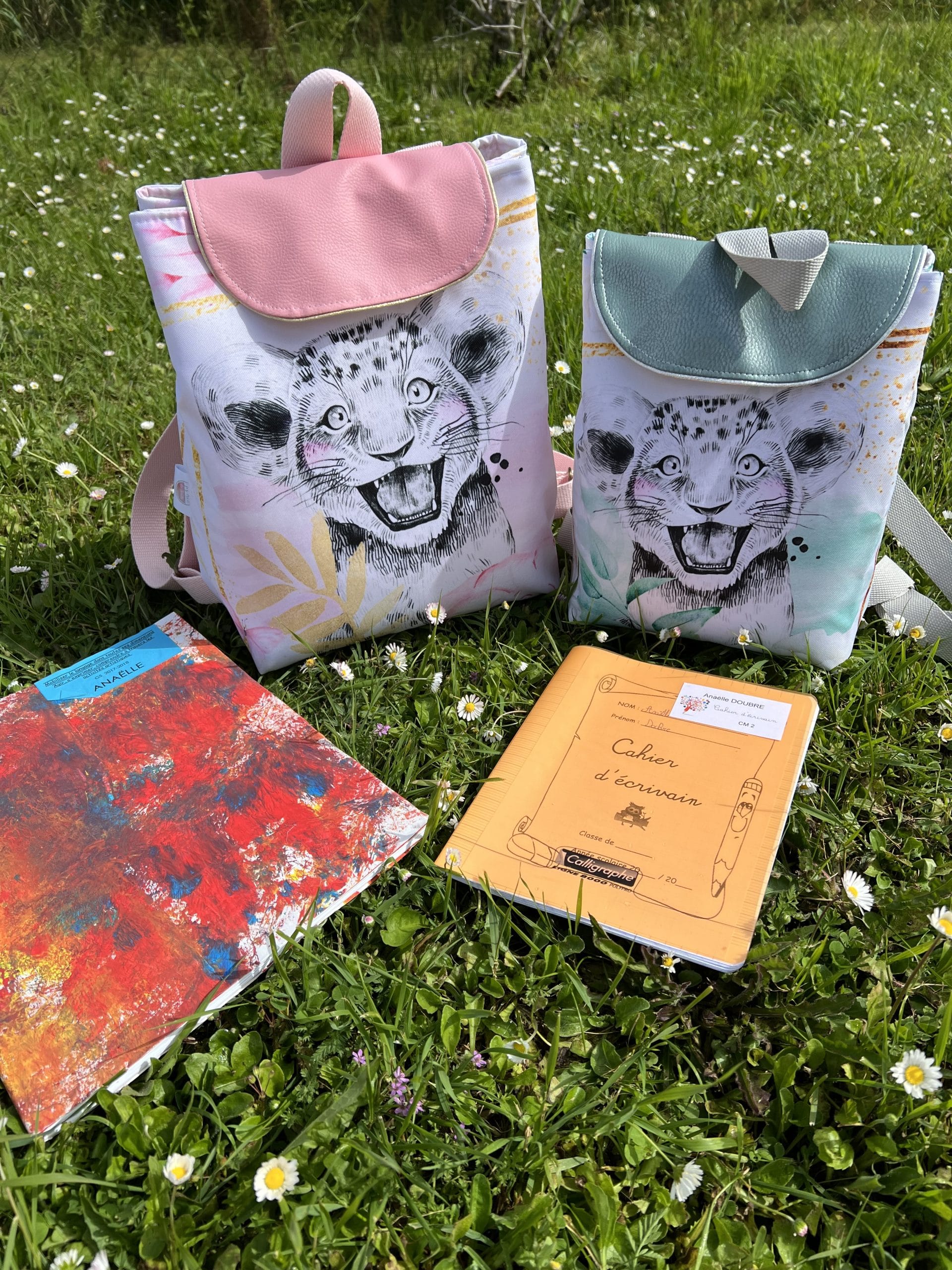 Sac à dos maternelle personnalisé pour enfant Motifs animaux – Image 2