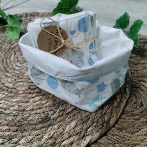 Lingettes démaquillantes Bambou + Panière | Ocey