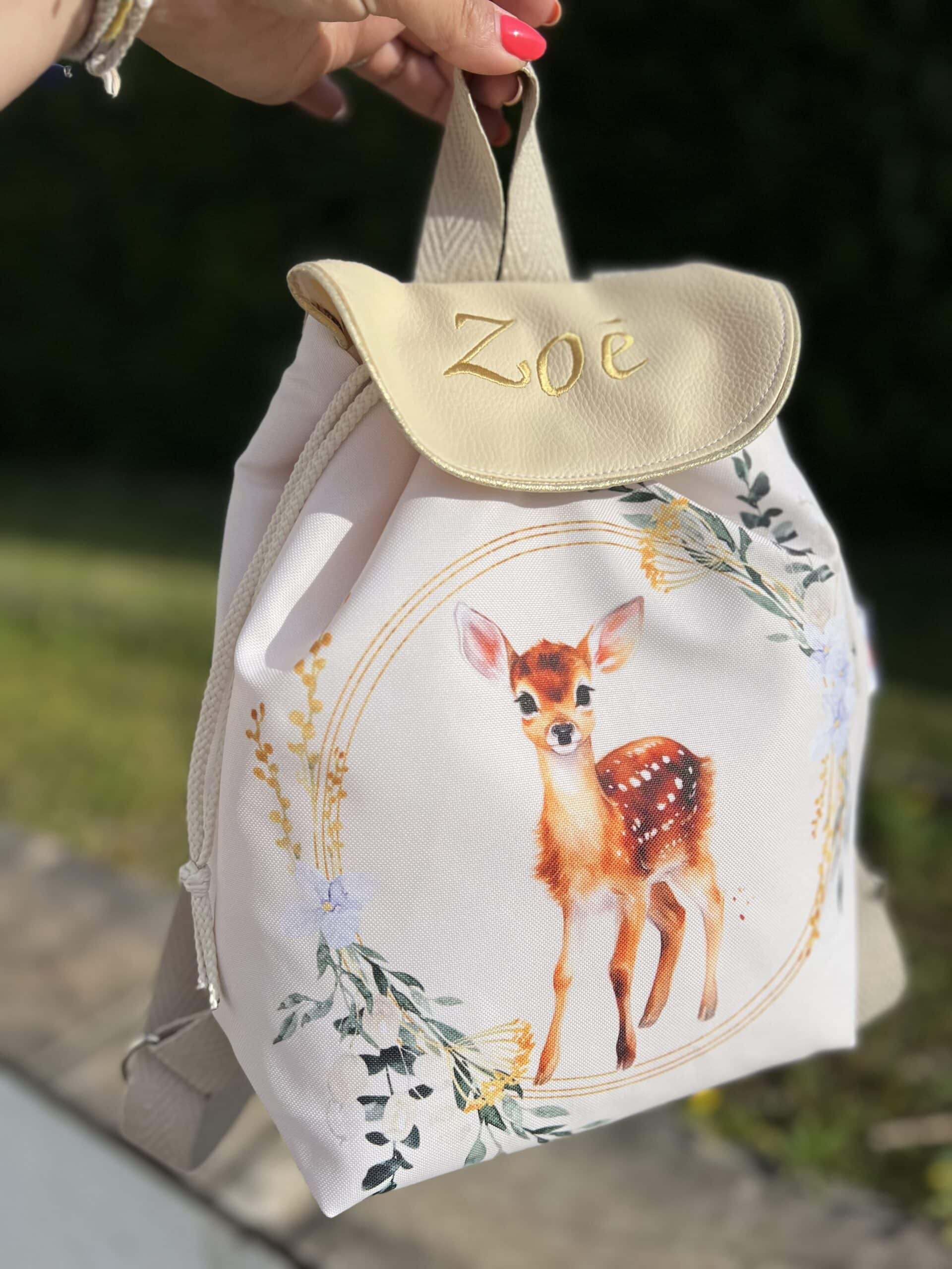Sac à dos maternelle personnalisé pour enfant Motifs animaux – Image 8