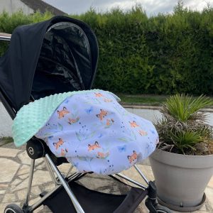 Couverture imperméable pour poussettes à personnaliser