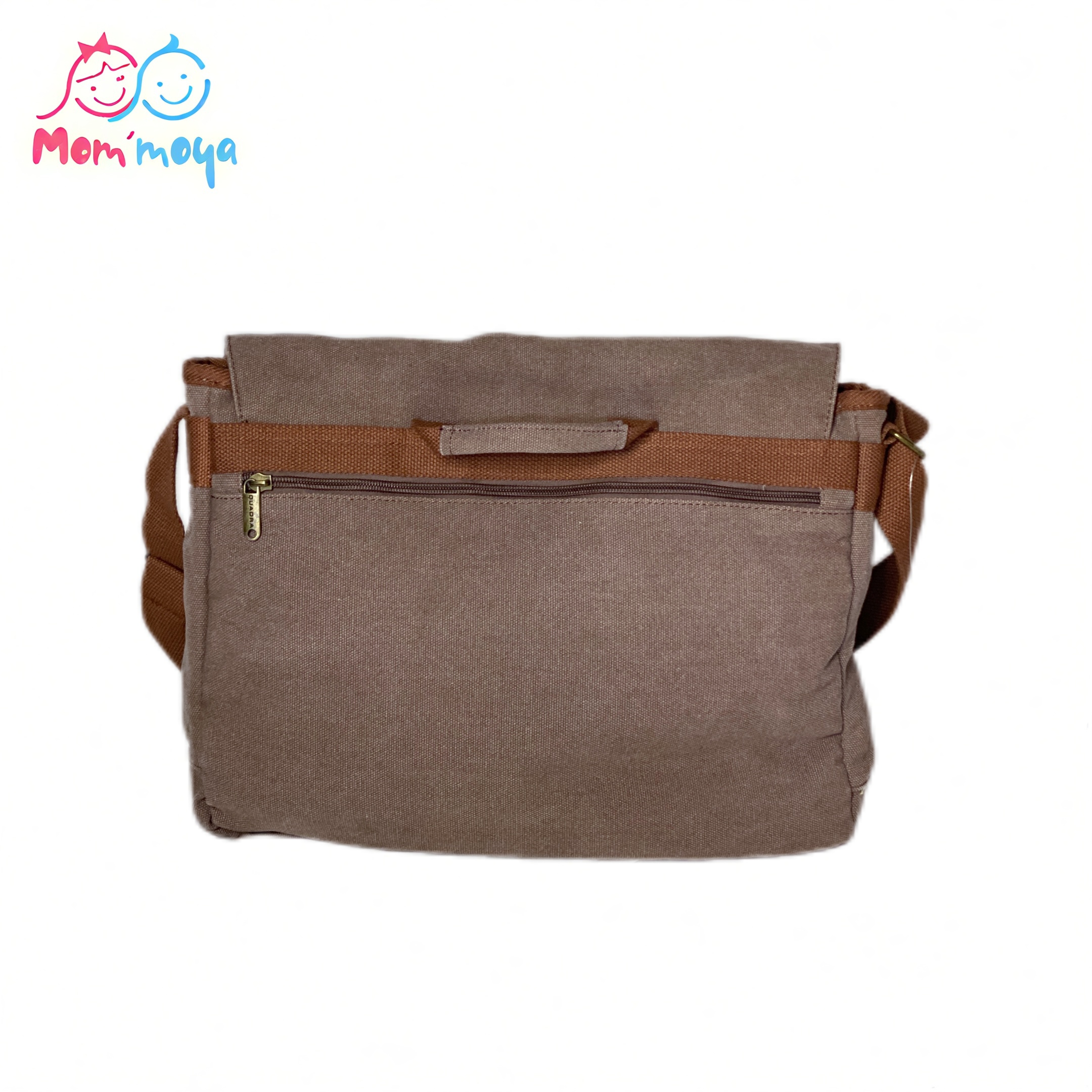 Vintage Cotton Canvas Satchel Messenger – Image 2
