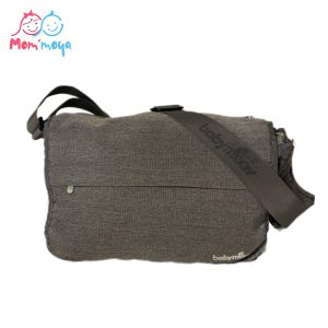Babymoov® Sac à couches Messenger Heather Gris et 3 Accessories & Poussette Clips EUC