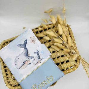 Protège carnet de santé thème Marin