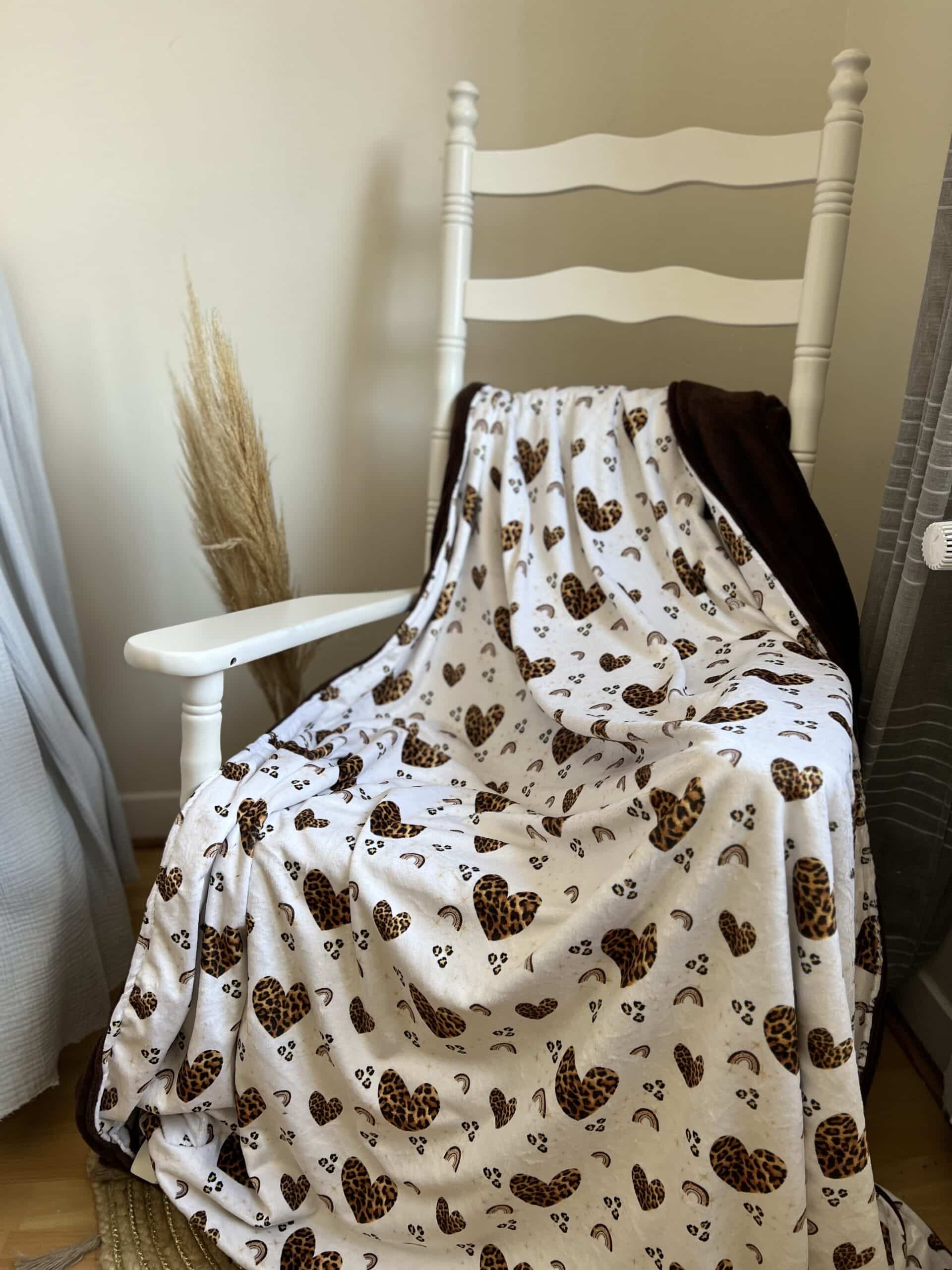 Plaid Maxi douceur Léopard – Image 7