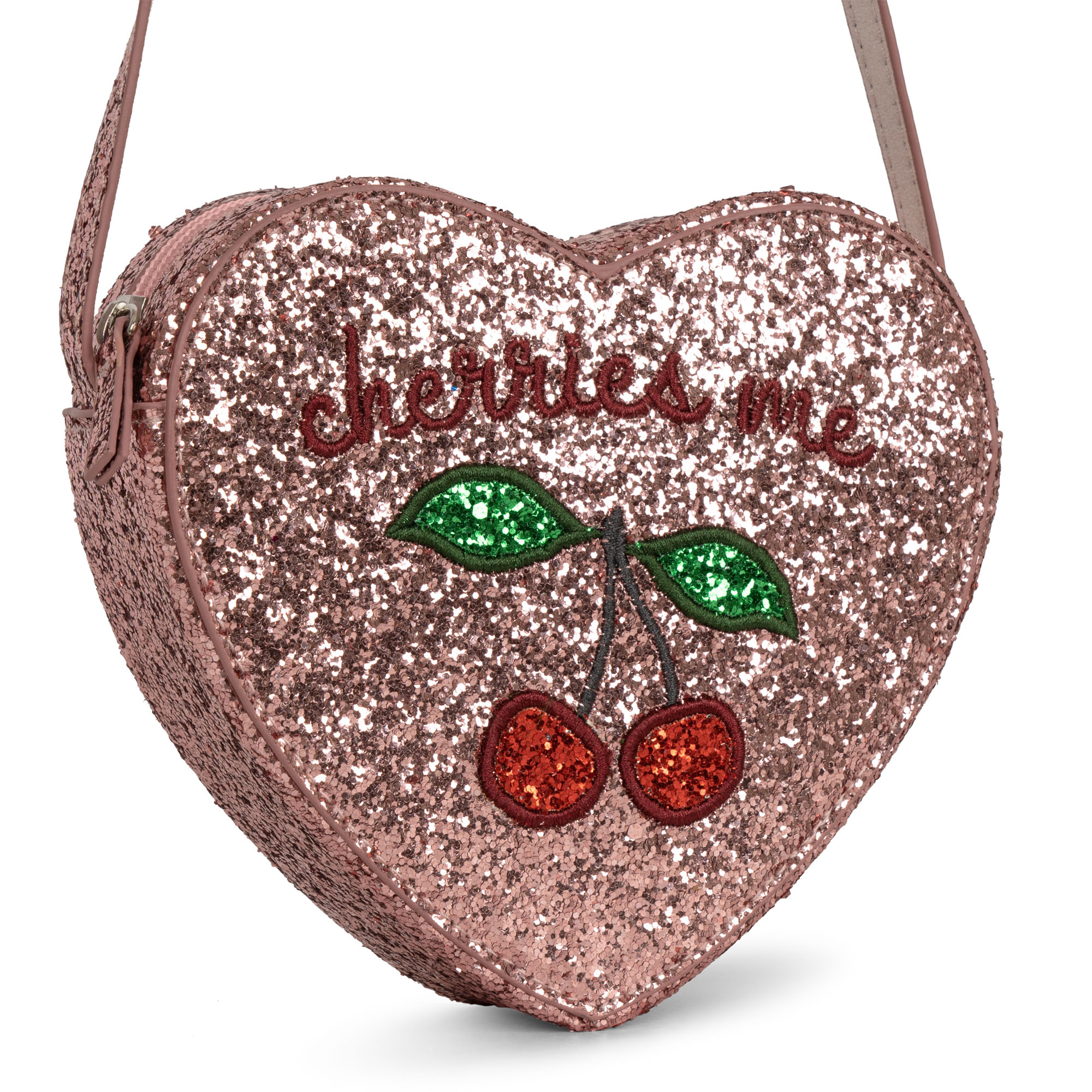 Sac Bandoulière – Cerises Paillettes – Image 2