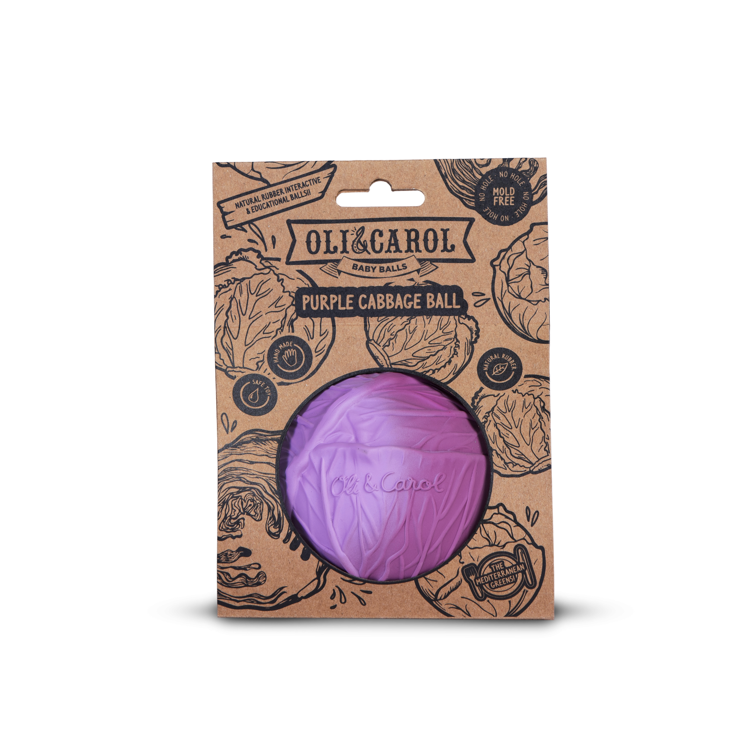 Balle Sensorielle Chou Rouge – Image 2