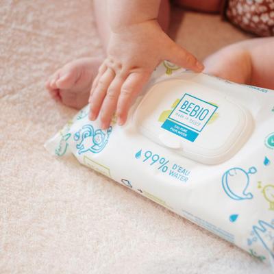 Lingettes à l’eau bébé – 72 lingettes – Image 4