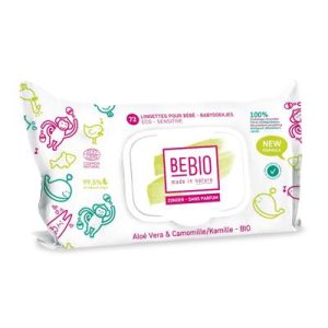 Lingettes bébé sans parfum – 72 lingettes