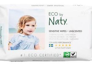 Lingettes douces pour bébé sans parfum 100% eco 56pcs – Naty