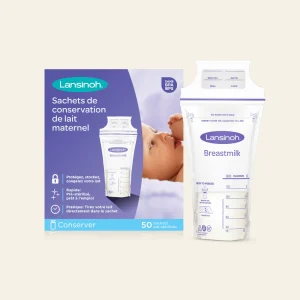 LANSINOH Sachets de conservation de lait maternel 50 sachets