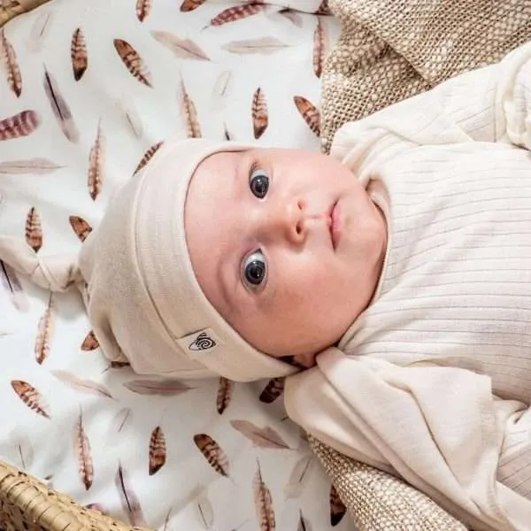 Bonnets à noeud en Mérinos Alpes du Sud 0-6 mois – Image 3