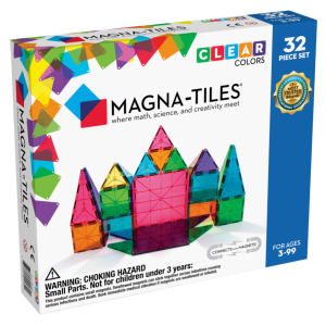 Blocs de construction magnétiques Magna-Tiles Clear Colors 32 pièces