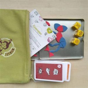 Kit de jeux “La mini nomade” Pistache