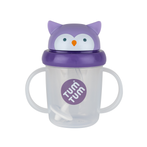 Tasse Anti-Fuite + Paille Lestée – Chouette